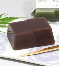 水ようかん・抹茶水ようかん(御菓子司 双味庵)